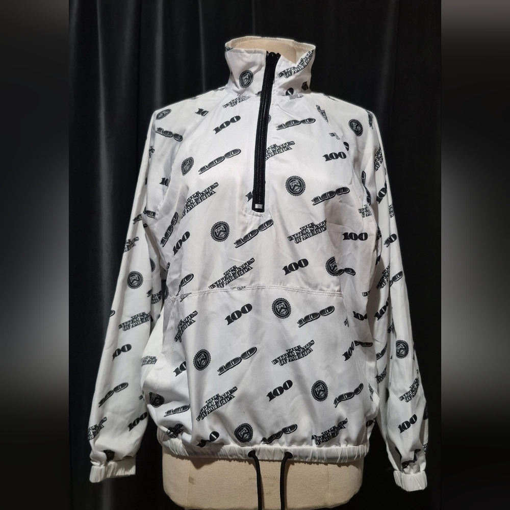 Forever 21 Black and White Graphic Jacket